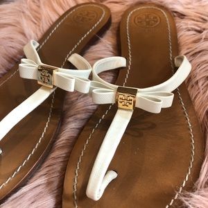 Tory Burch White Sandals
